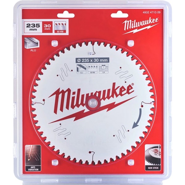 Фото - Диск пильний Milwaukee Alu PFTE 235х30х2.4 мм (4932471309)