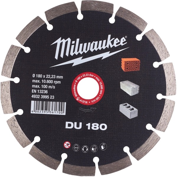 Фото - Диск алмазний Milwaukee DU 180 мм (4932399523)