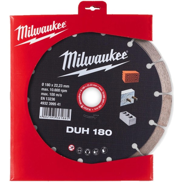 Фото - Диск алмазний Milwaukee DUH 180 мм (4932399541)