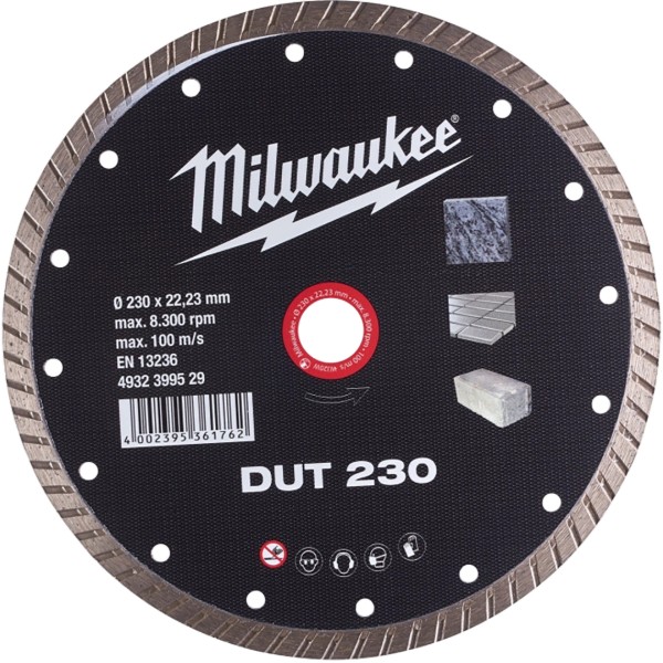 Фото - Диск алмазний Milwaukee DUT 230 мм (4932399529)