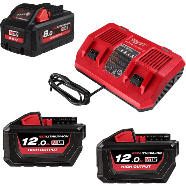 Фото - Акумулятор для електроінструментів Milwaukee Li-Ion M18 HNRGO1-823 M18 NRG Kit Outdoor IN2 (4932492933)