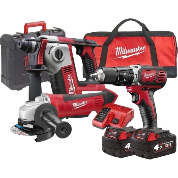Фото - Набір електроінструментів Milwaukee M18 BPP3A-402B - KIT COMPOSTO DA (4933464140)