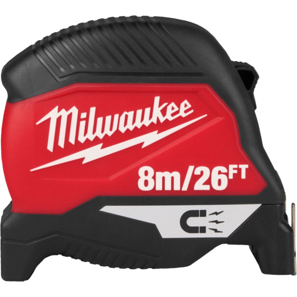 Фото - Рулетка Milwaukee MAGNETIC 8 м (4932498771)