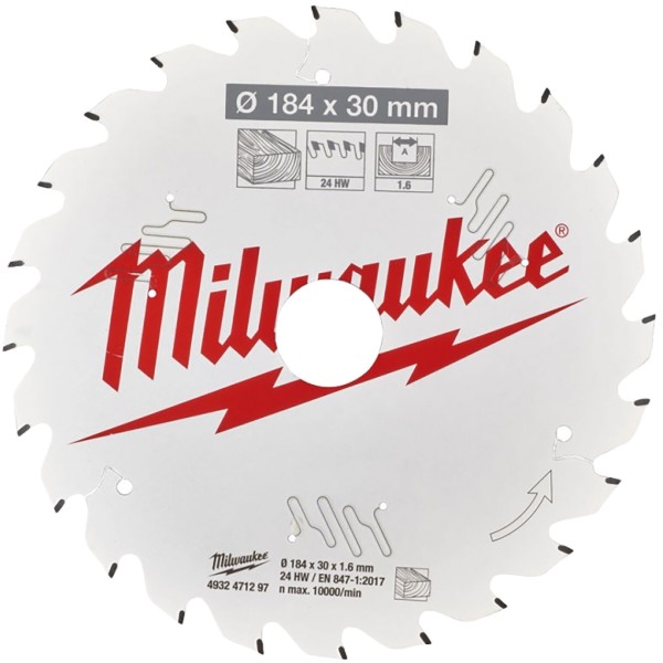 Фото - Диск пильный Milwaukee PFTE THIN KERF 184х30х1.6 мм (4932471297) Фото - Диск пильный Milwaukee PFTE THIN KERF 184х30х1.6 мм (4932471297)
