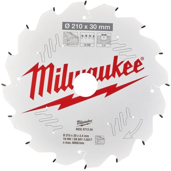 Фото - Диск пильний Milwaukee PFTE THIN KERF 210x30x2.4 мм (4932471324)