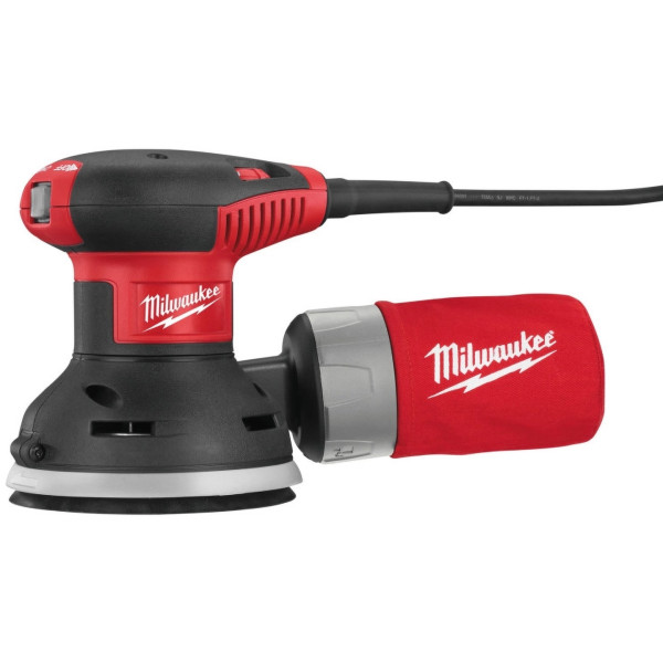 Фото - Эксцентриковая шлифовальная машина Milwaukee ROS 125 E, 300Вт (4933433180)