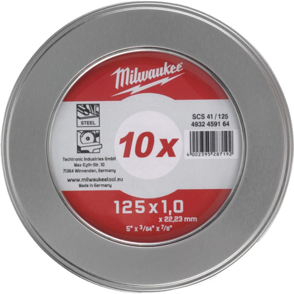 Фото - Круг відрізний по металу Milwaukee SCS 41 125х1.5 PRO+ 125 мм (4932478998)