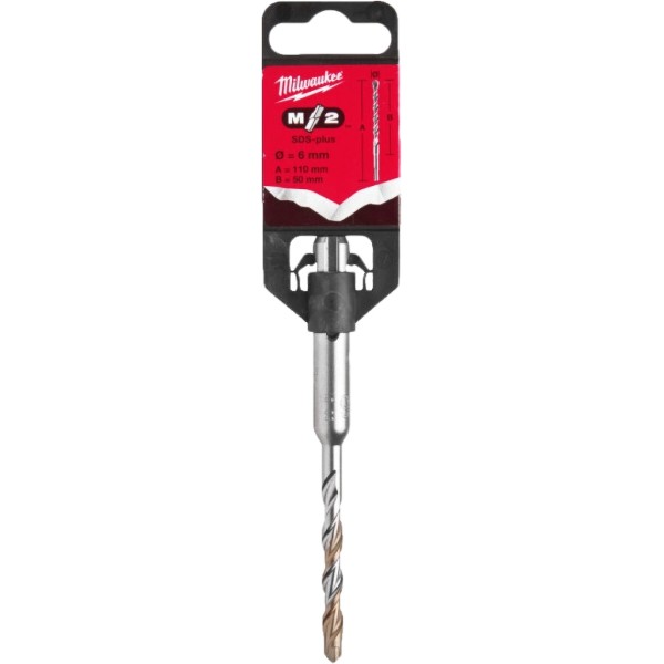 Фото - Бур Milwaukee SDS-PLUS M2 6,0х110х50 мм (4932307068)