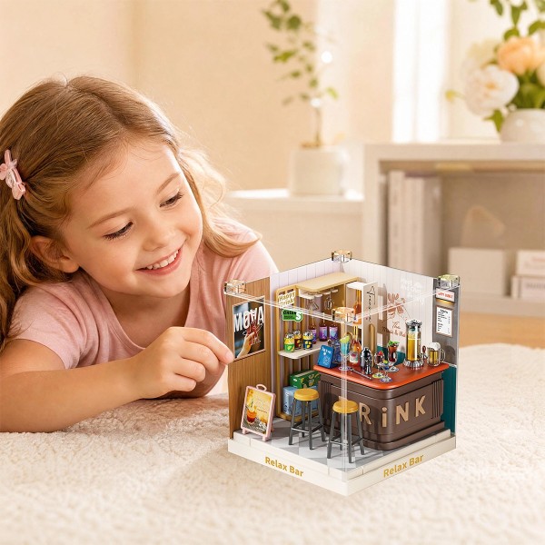 Фото - Пластиковый конструктор Mini House серии Интерьер Мини – БАР (8039)