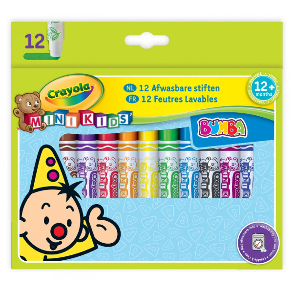Фото - Фломастеры Crayola Mini Kids Мои первые фломастеры (washable), 12 шт (256257.112)
