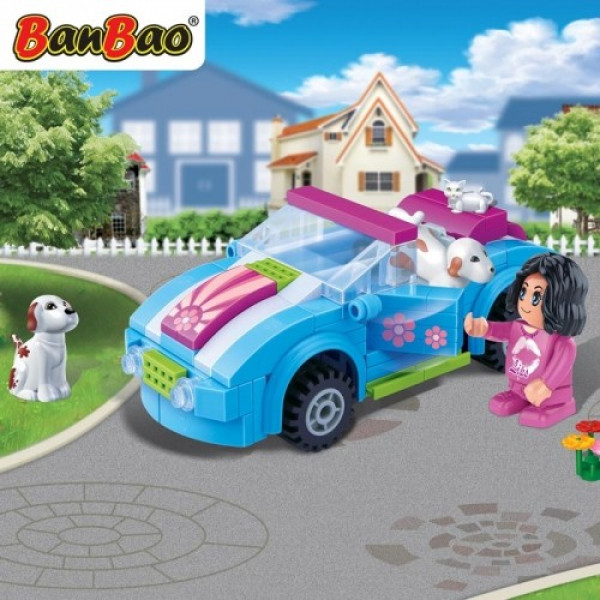 Фото - Пластиковый конструктор Banbao "Модный город" (118 Эл.) Автомобиль (6119)