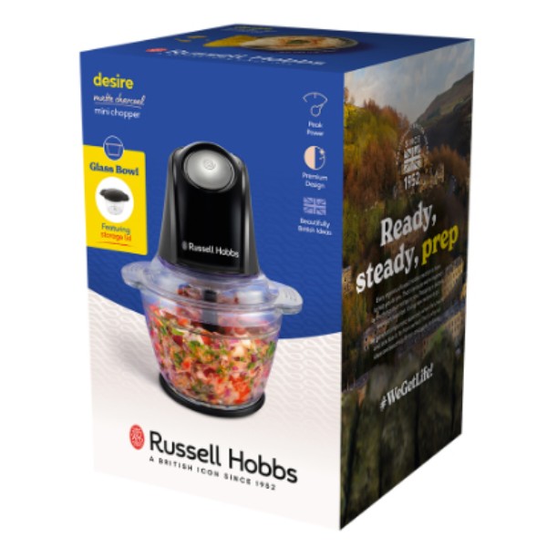 Фото - Измельчитель Russell Hobbs 27131-56 Matte Charcoal Mini Chopper