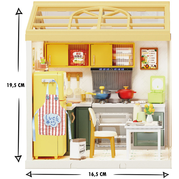 Фото - Пластиковий конструктор Mini House Румбокс серії Інтер'єр – КУХНЯ (світло) (8005)