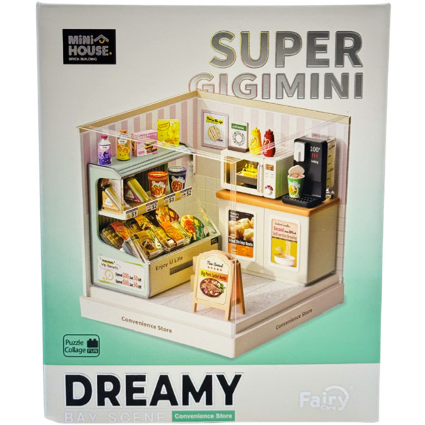 Фото - Пластиковый конструктор Mini House Румбокс серии Интерьер Мини – КРУГЛОСУТОЧНЫЙ МАГАЗИН (8033)