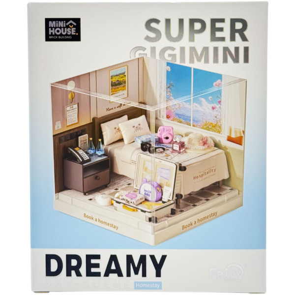 Фото - Пластиковый конструктор Mini House Румбокс серии Интерьер Мини – НОМЕР В ОТЕЛЕ (8038)