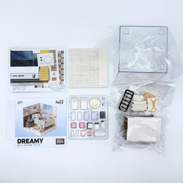 Фото - Пластиковый конструктор Mini House Румбокс серии Интерьер Мини – НОМЕР В ОТЕЛЕ (8038)