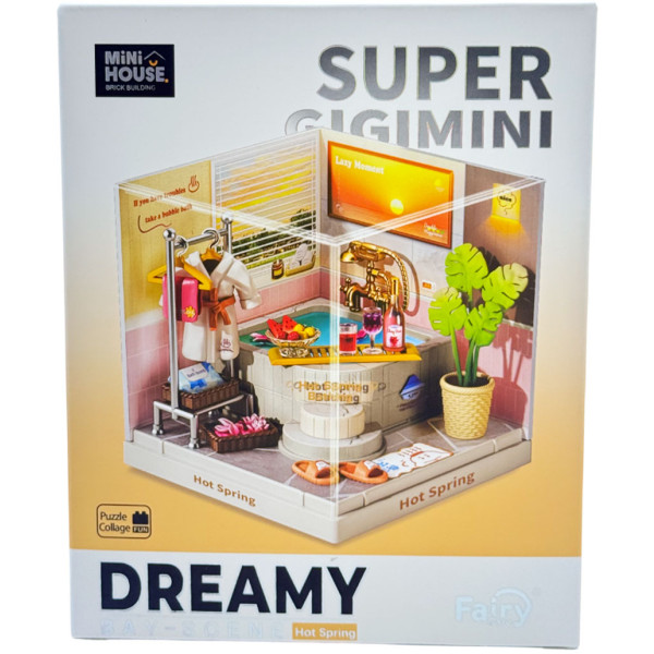 Фото - Пластиковый конструктор Mini House Румбокс серии Интерьер Мини – ТЕРМАЛЬНАЯ КУПАЛЬНЯ (8041)