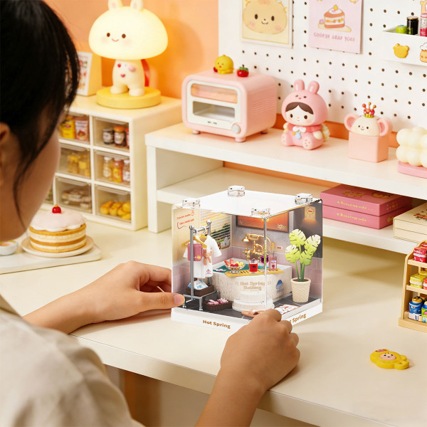 Фото - Пластиковый конструктор Mini House Румбокс серии Интерьер Мини – ТЕРМАЛЬНАЯ КУПАЛЬНЯ (8041)