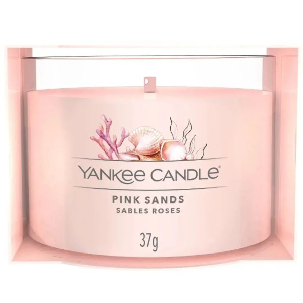 Фото - Свічка скло Yankee Candle Mini Pink Sands (Рожеві Піски) 37 г (1686380E)