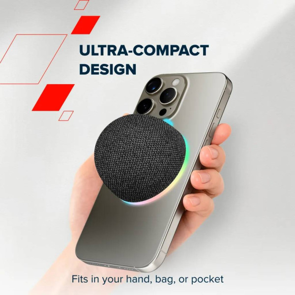 Фото - Портативна акустика Canyon Magnetic BT speaker OnMove 13 5W Black (CNE-CBTSP13B)