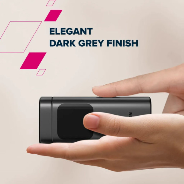 Фото - Батарея мобільна Canyon OnPower 150 Qi2 magnetic 15000mAh 100W Aluminium Dark Grey (CNS-CPB150DG)