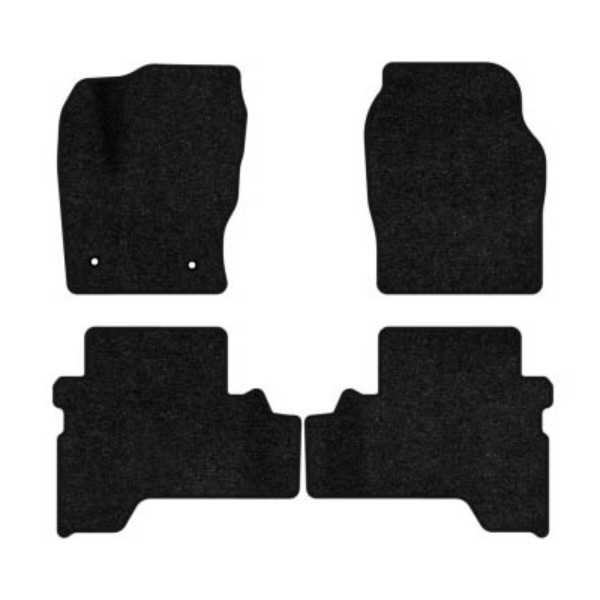 Фото - Килимки ворсові в салон авто EVAtech Standard для Ford C-Max (C344) (2 clips) 2010-2019 2 покоління Minivan EU чорний кант FD12377PDC4FC2VEB
