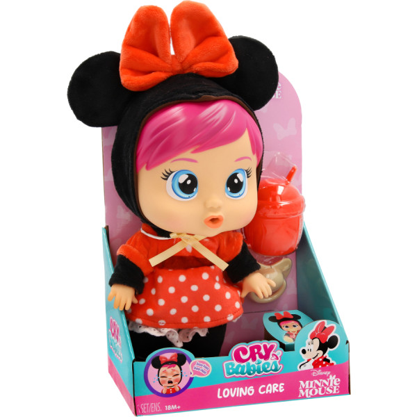 Фото - Інтерактивний пупс Cry Babies CB. ЛЮБОВ І ТУРБОТА DISNEY Лялька Плакса Мінні з аксесуарами 26 cм (927384)