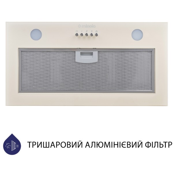 Фото - Вытяжка встраиваемая Minola HBI 5262 IV GLASS 700 LED