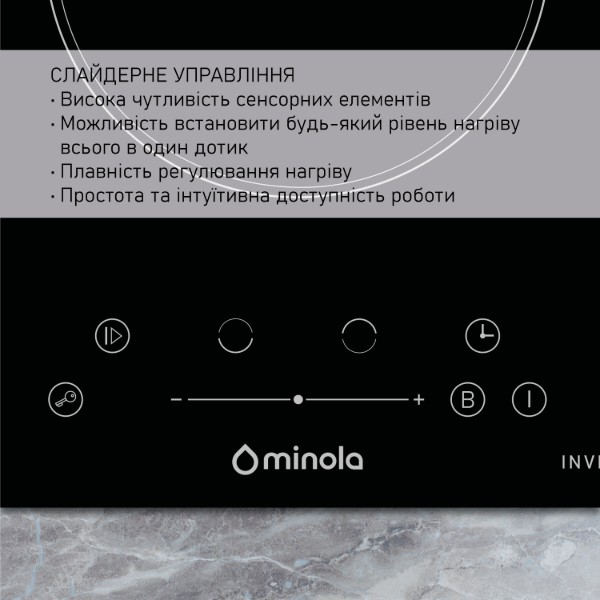 Фото - Варильна поверхня електрична Minola MIS 3076 TBL