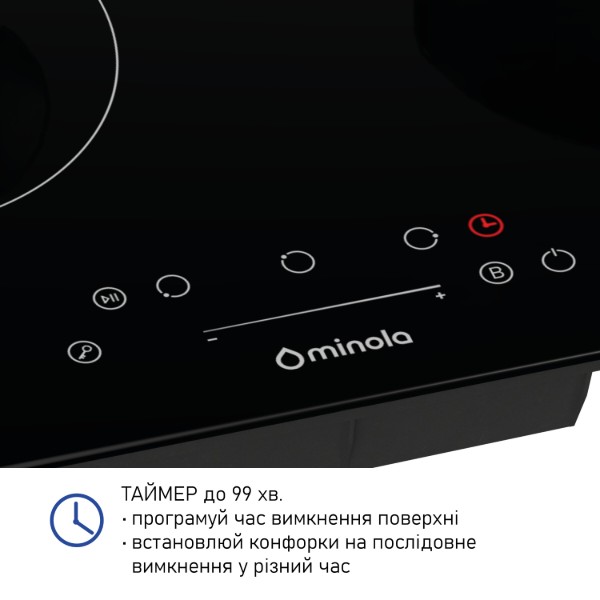Фото - Варильна поверхня електрична Minola MIS 4075 TBL