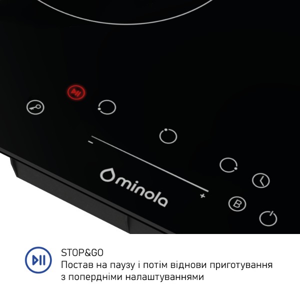 Фото - Варильна поверхня електрична Minola MIS 4075 TBL