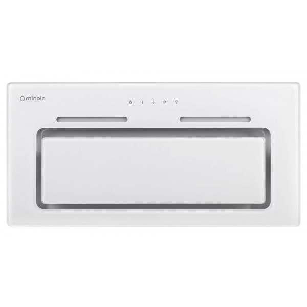 Фото - Витяжка вбудована Minola HBI 6473 WH GLASS 800 LED Line