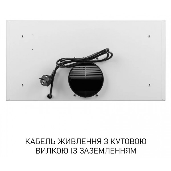 Фото - Витяжка вбудована Minola HBI 6473 WH GLASS 800 LED Line