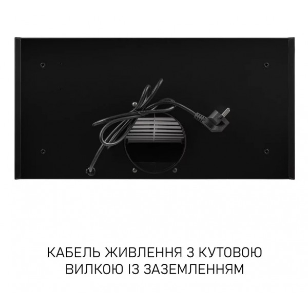 Фото - Уцінка - Витяжка вбудована Minola HBI 6473 BL GLASS 800 LED Line