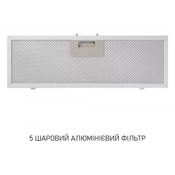 Фото - Витяжка вбудована Minola HBI 6473 WH GLASS 800 LED Line