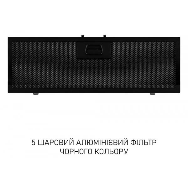 Фото - Уцінка - Витяжка вбудована Minola HBI 6473 BL GLASS 800 LED Line