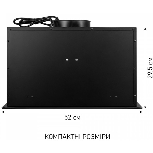 Фото - Витяжка вбудована Minola BGH 5677 BL