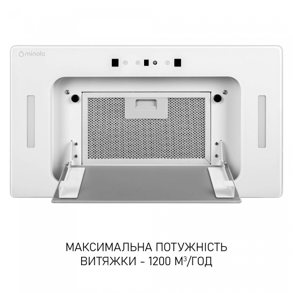 Фото - Вытяжка встраиваемая Minola BGH 5877 WH