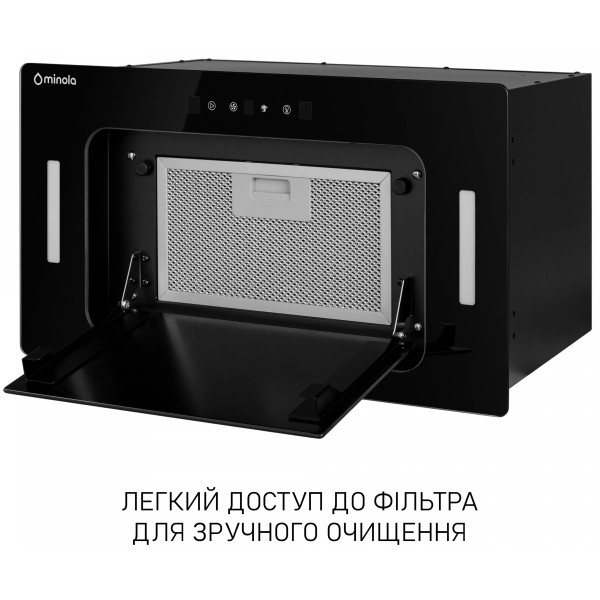 Фото - Витяжка вбудована Minola BGH 5977 BL Silent