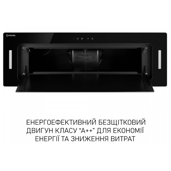 Фото - Вытяжка встраиваемая Minola BGH 9977 BL Silent