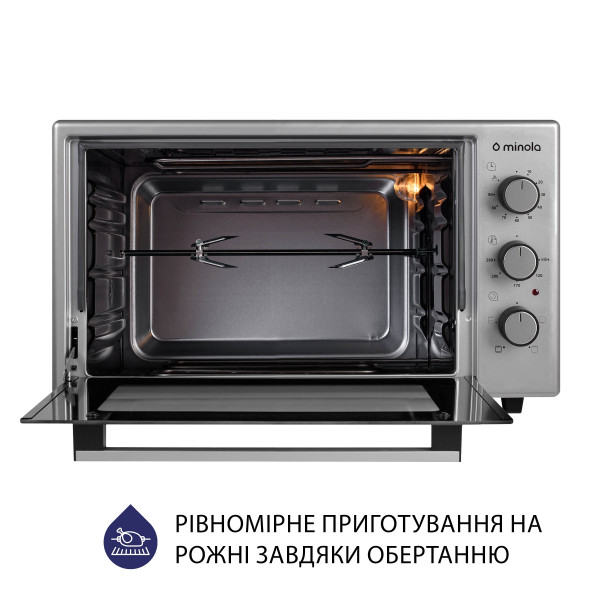 Фото - Піч електрична Minola FOEV 3714 GR