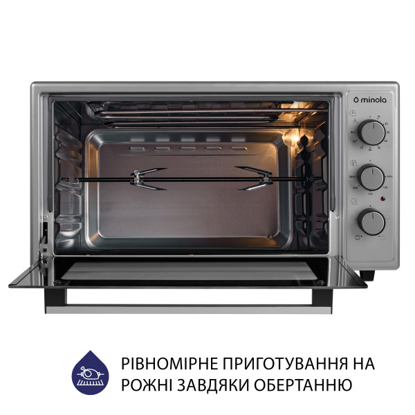 Фото - Піч електрична Minola FOEV 4815 GR