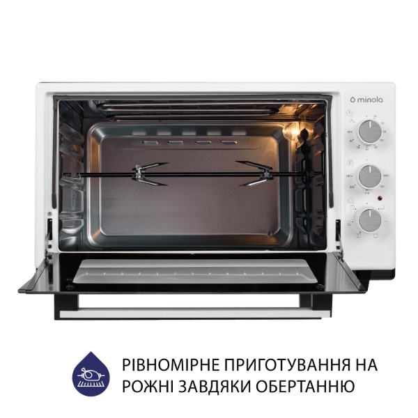 Фото - Піч електрична Minola FOET 3714 WH
