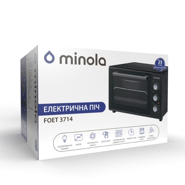 Фото - Піч електрична Minola FOET 3714 WH
