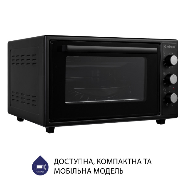 Фото - Піч електрична Minola FOET 4815 BL