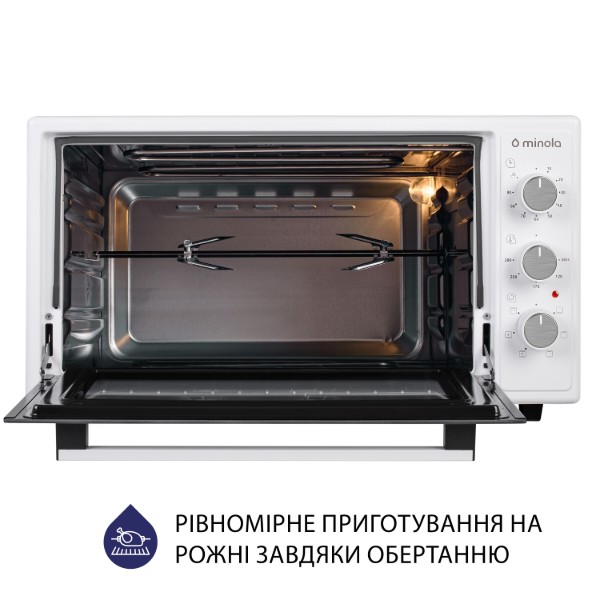 Фото - Піч електрична Minola FOET 4815 WH