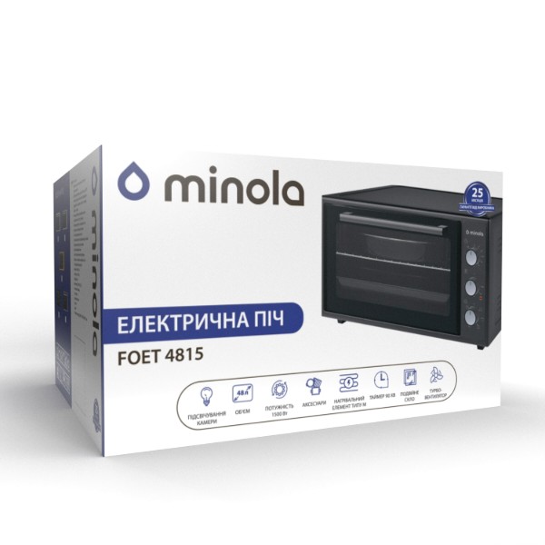 Фото - Піч електрична Minola FOET 4815 UA