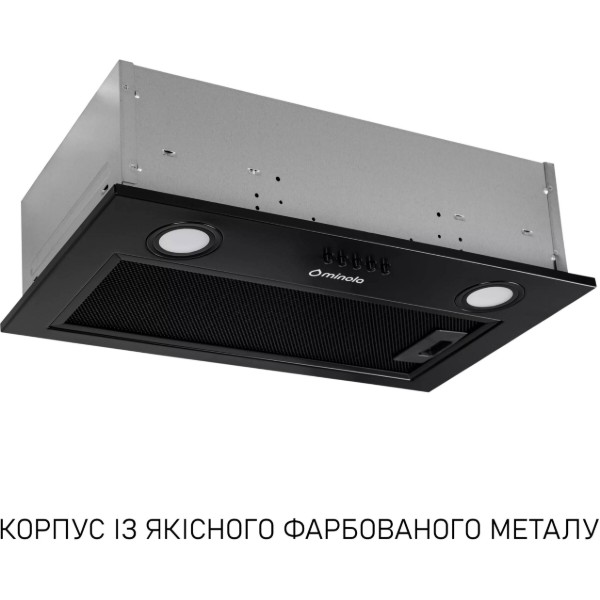 Фото - Витяжка вбудована Minola HBI 5025 BLF LED