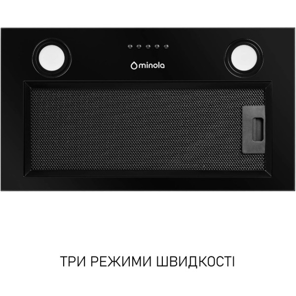 Фото - Витяжка вбудована Minola HBI 5025 BLF LED