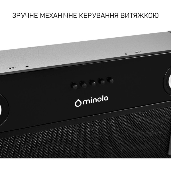 Фото - Витяжка вбудована Minola HBI 5025 BLF LED